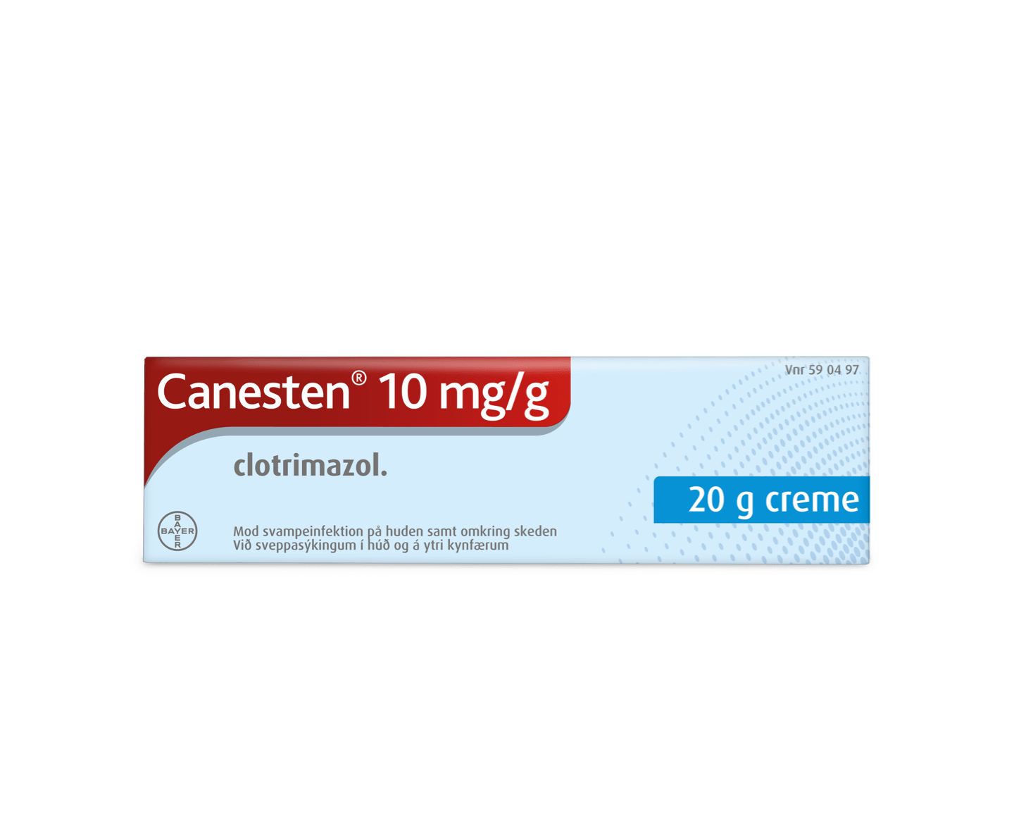 Canesten udvortes creme mod skedesvamp 20 g